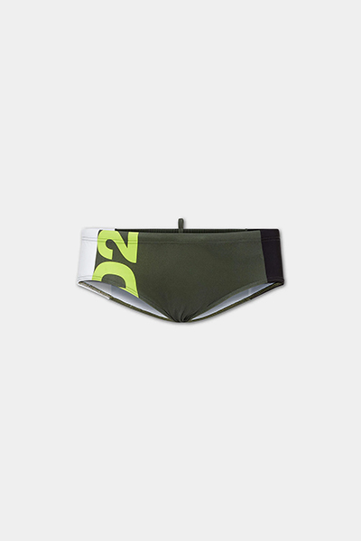 Dsquared2 Logo Colour-Block Swim Brief