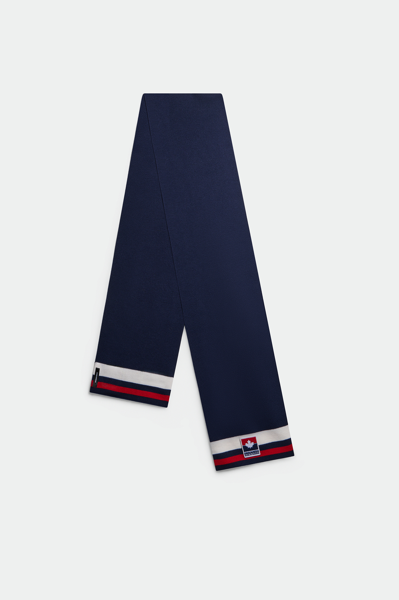 Dsquared2 Maple Leaf Knitted Scarf