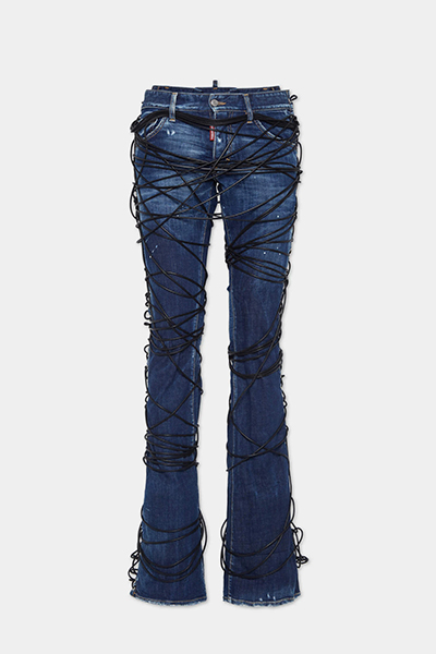 Bound Bunny Wash Sharpei Flared Bootcut Jeans