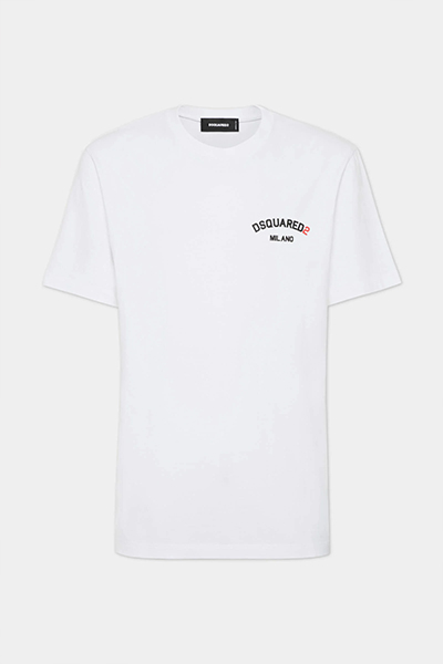 Regular Fit Rubber Logo T-Shirt