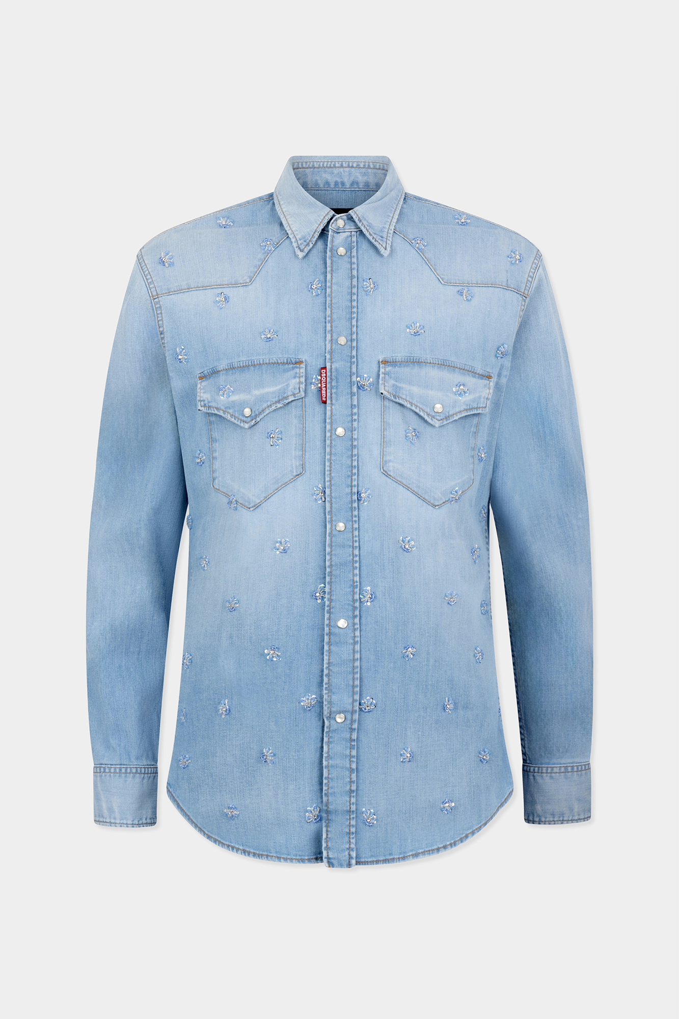 Super Light Wash Canadian Western Shirt