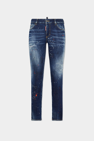 Medium Easy Red Spots Wash Medium Waist Jennifer Jeans