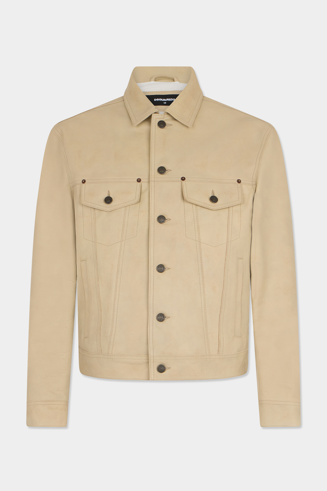 Leather Jean Jacket